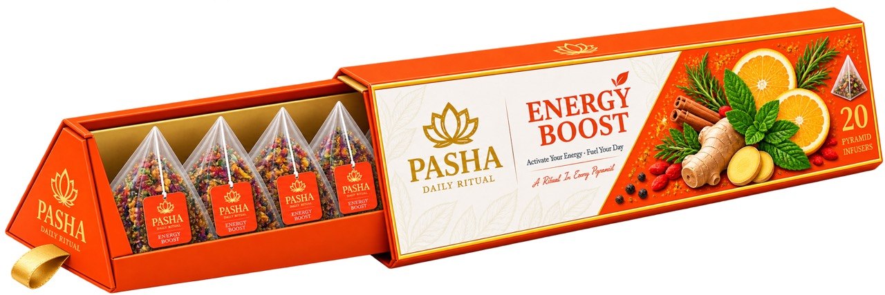 فنجان دمنوش PASHA ENERGY BOOST