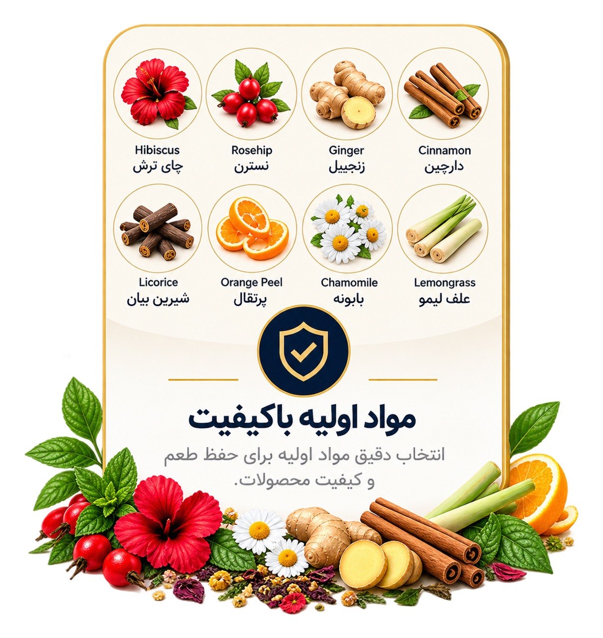 مواد اولیه باکیفیت